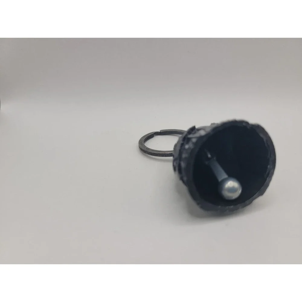 Motorcycle Guardian Bell Faster Angel Biker Rider Good Luck Gremlin Bell Silver